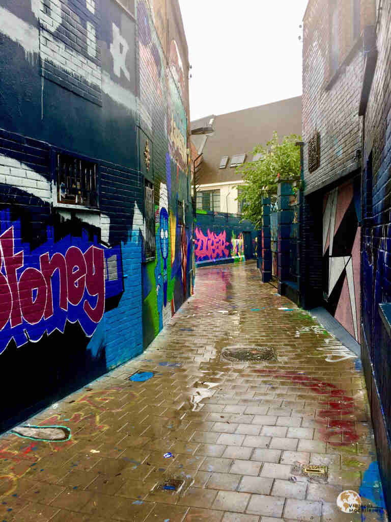 Calle de los grafiti en Gante